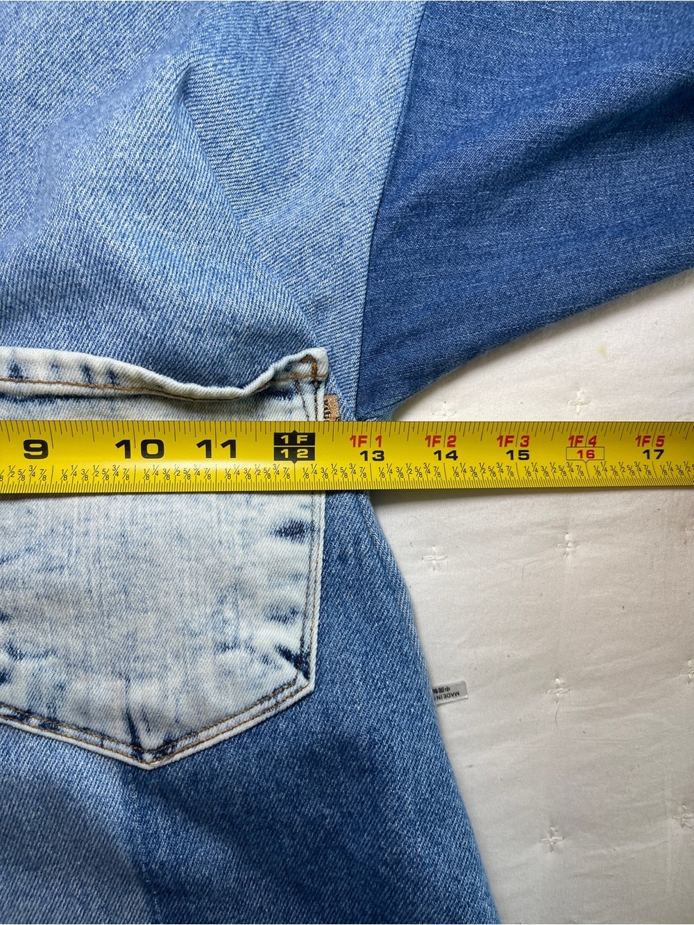 Rare Handmade Vintage Denim Jacket Women's
Small | One-of-a-Kind | 100% Cotton - Picture 7 of 9